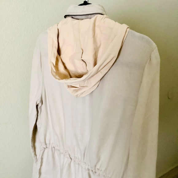 Utility Jacket / Linen / Size L / Ivory - Picture 2 of 10